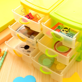 精致收納，盡在指尖 桌面多彩迷你抽屜式整理盒的全方位收納魅力